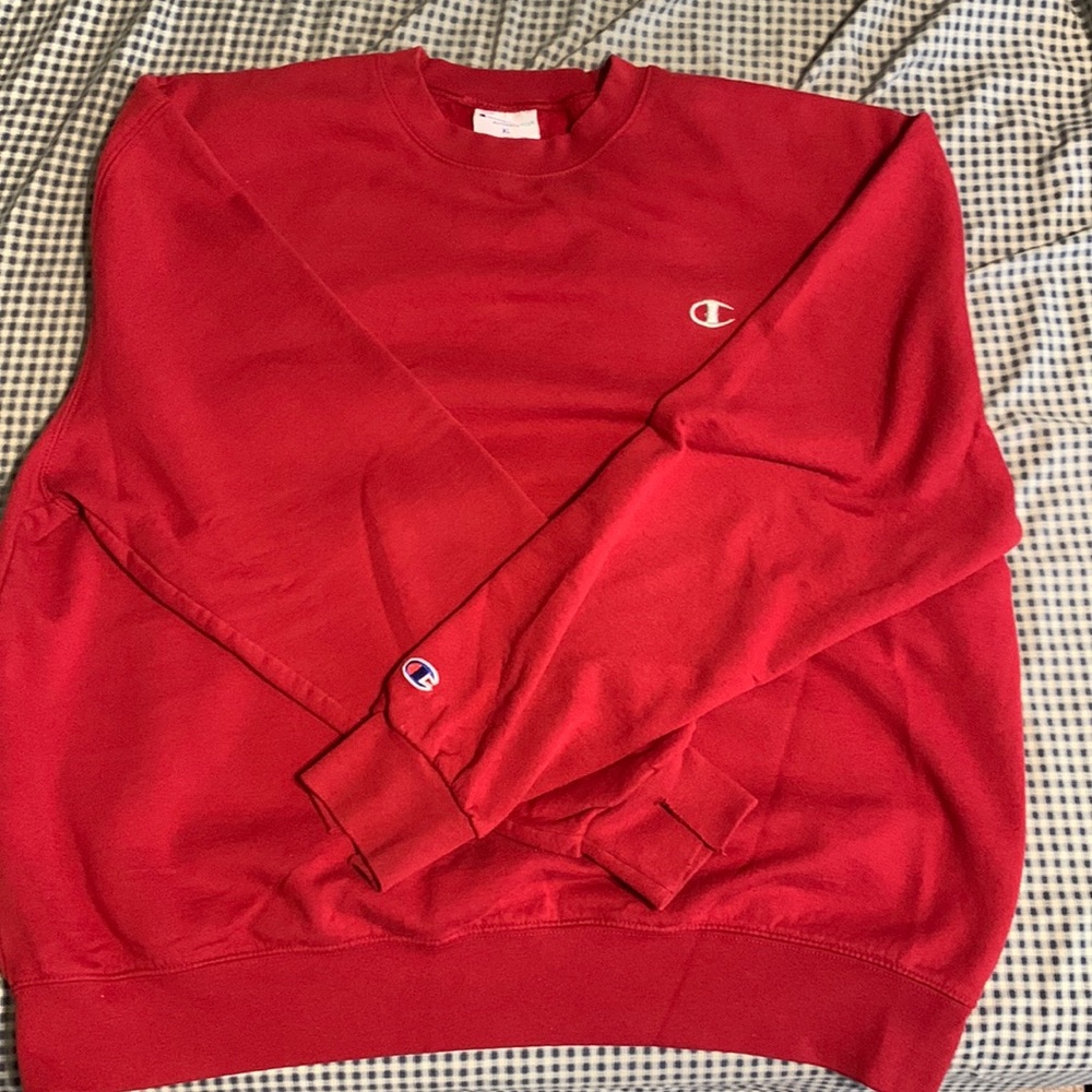 Slightly Worn XL Vintage Red Crewneck